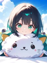 雲の擬人化·空に浮かぶ島で の投稿作品