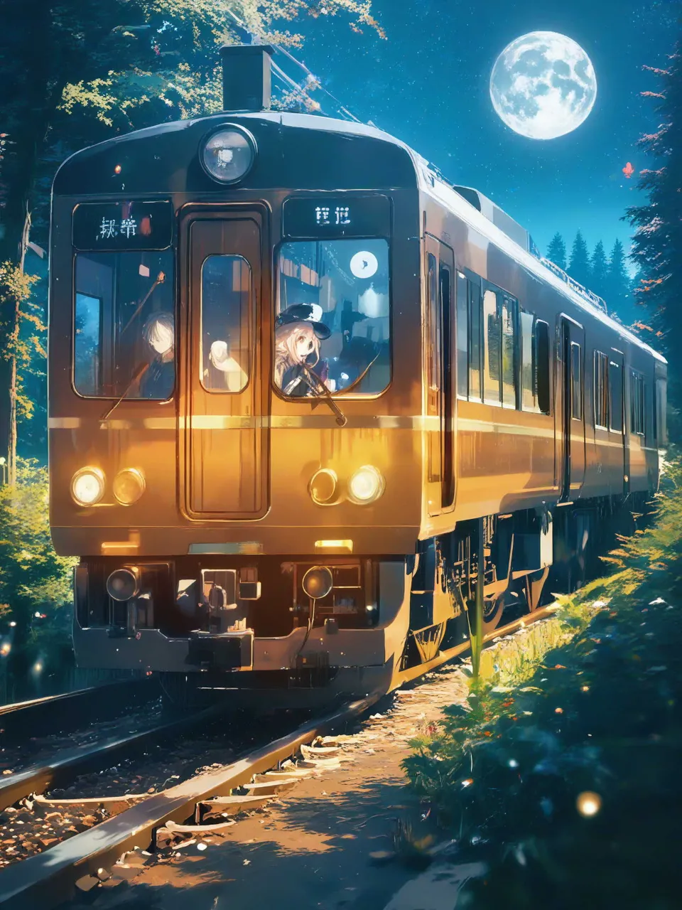 白月夜線月ノ都行き