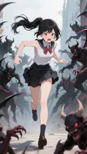 魔物たちから逃げろ！