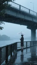 終わらない雨の中で·今宵チャレンジ の投稿作品
