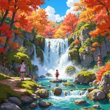 紅葉 — grafaフォローして!!(素直すぎ)さんのAIイラスト