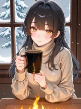 こたつ vs 暖炉·冬支度はどっち の投稿作品