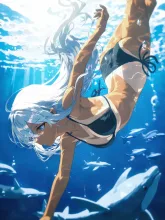 海女·潮風に輝く、海の乙女 の投稿作品