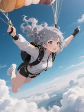 高く飛んでる
