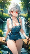 鮎釣りの清流·初夏チャレンジ の投稿作品