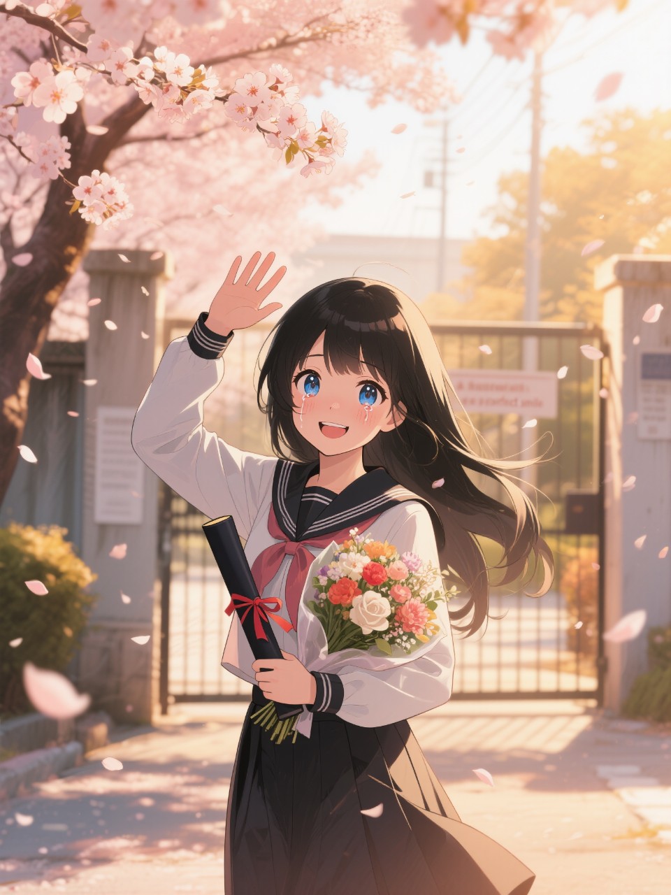 高精度アニメ - 🎓卒業のワンシーン / はると