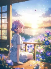 朝顔のつぼみ·初夏チャレンジ の投稿作品