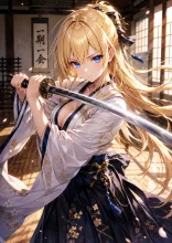 女剣士·凛と刃を構えて の投稿作品