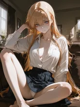 学校から帰ってきた不良娘 — だいすけさんのAIイラスト
