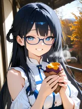 焼き芋·落ち葉のなかで の投稿作品