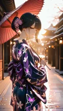 和傘の君·しっとり和の風情 の投稿作品