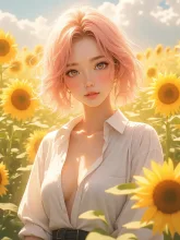 ステキな所に連れてきてくれてありがと — 韓国風イラストのAIイラスト｜SUPPART