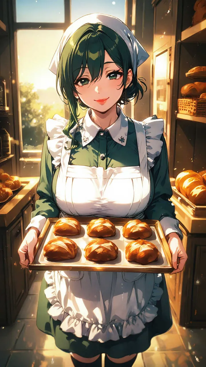幻月の再光プロ - 朝焼けのパン屋さん / 茅乃