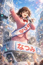 菜摘、政治家になりたいです！