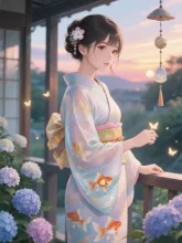 着物美人·夏チャレンジ の投稿作品