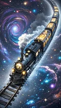 異世界日記 星のレールに乗って — なおやさんのAIイラスト