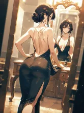 良い女は背中で魅せる！？