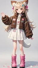 獣人のお出掛けコーデ