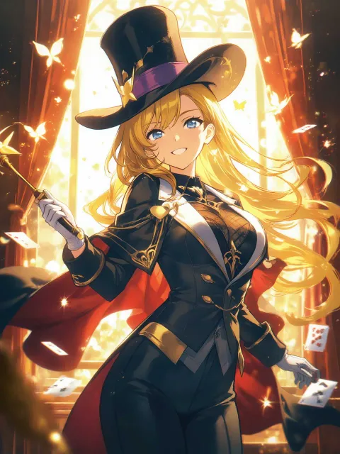 ultra-detailed - 女性マジシャン