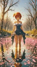 花見　間にあったよ　ほら...満開に咲いているよ