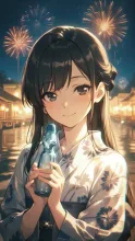 花火大会総選挙·夜空を彩る浴衣美人 の投稿作品