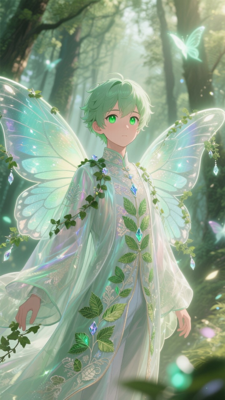 精霊の森の美少年