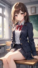 帰り際に呼び止められ... — SUPP62845004さんのAIイラスト