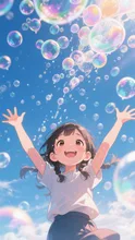 お空に飛んでけ〜