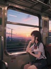日が暮れる…