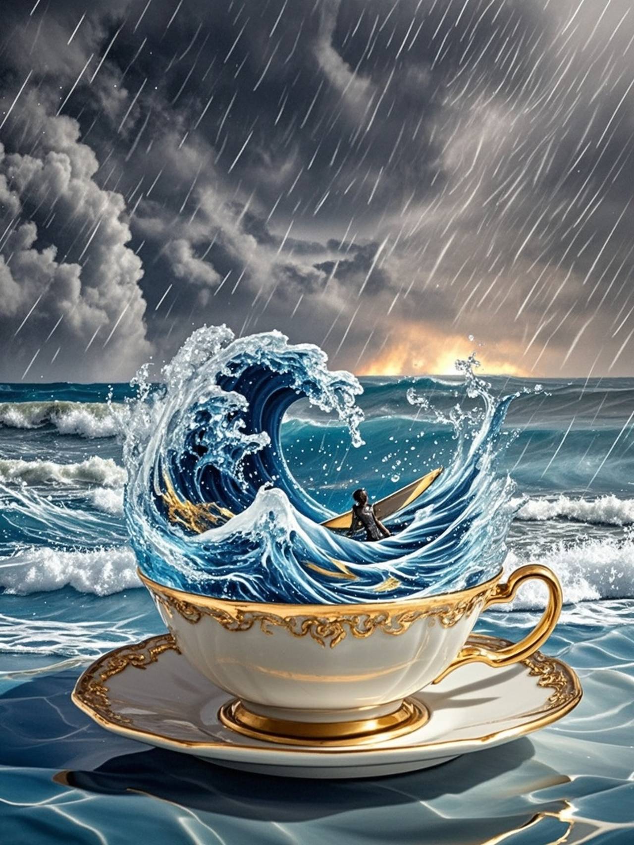 Victorian bone china teacup