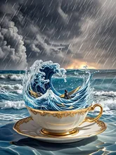 Victorian bone china teacup