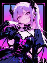 魅惑の小悪魔 — ぱわるぅさんのAIイラスト