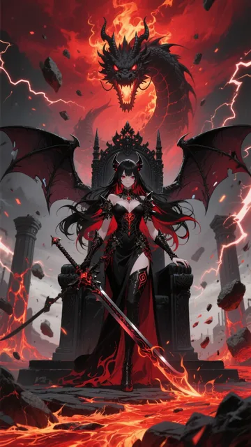 魔界女王VS魔界竜