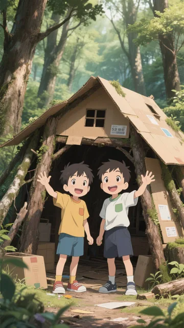 完成!ぼくらの基地!