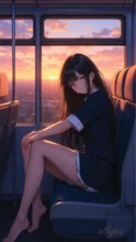 帰り道 — alfapicsさんのAIイラスト