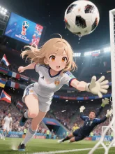 キーパーの陽子。