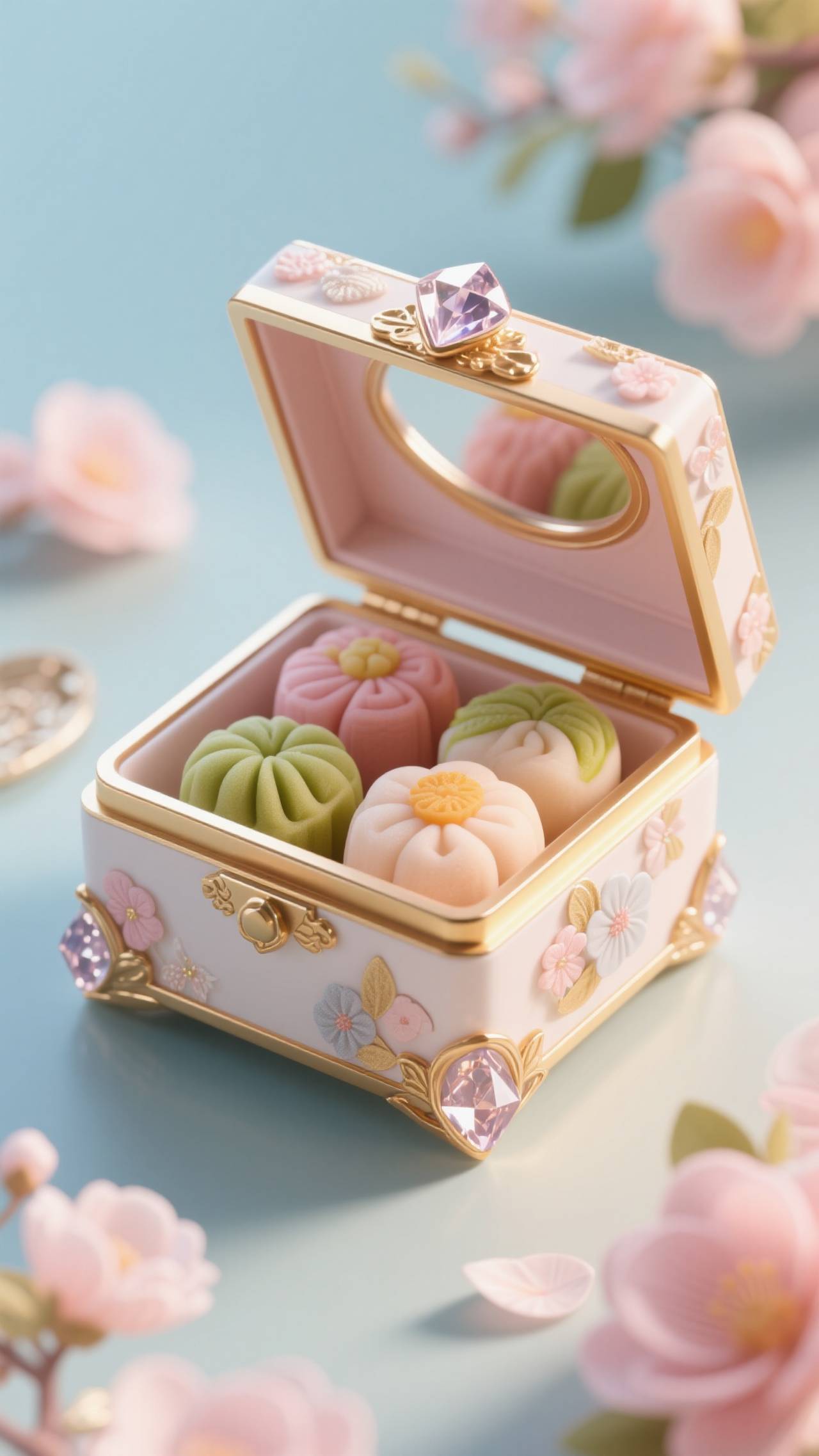 和菓子の宝石箱やー