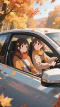 紅葉狩りドライブ