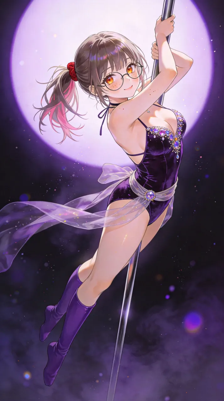 ポールダンスの菜摘。