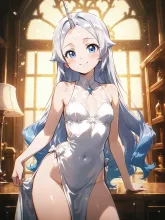 ユニコーン·額に輝く一角の乙女 の投稿作品