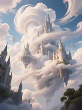 伝説の中の天空城。