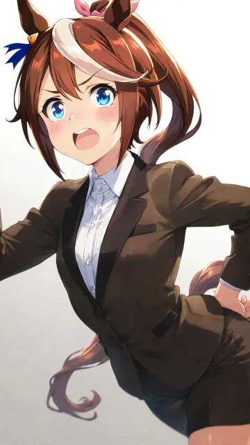 ウマ娘、トウカイテイオー - 立ち姿 vs 座り姿