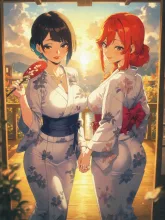残暑見舞い·うちわ揺れる縁側 の投稿作品