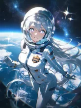 女性宇宙飛行士·星の海へ、無重力の憧れ の投稿作品