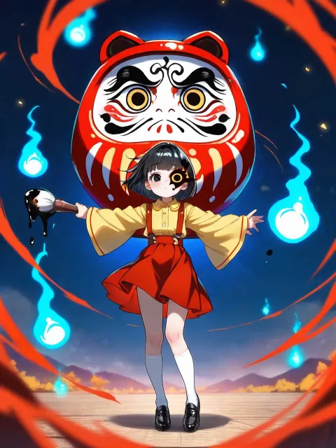 花子「開眼!!………ダルマ召喚じゃ‼️」