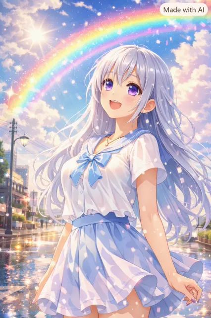 夕立の虹 - 詩織