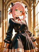 アーニャのコスプレ好きます〜💖 — アホ毛イラストのAIイラスト|SUPPART