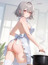 エプロン姿·素肌に結ぶ紐 の受賞作品