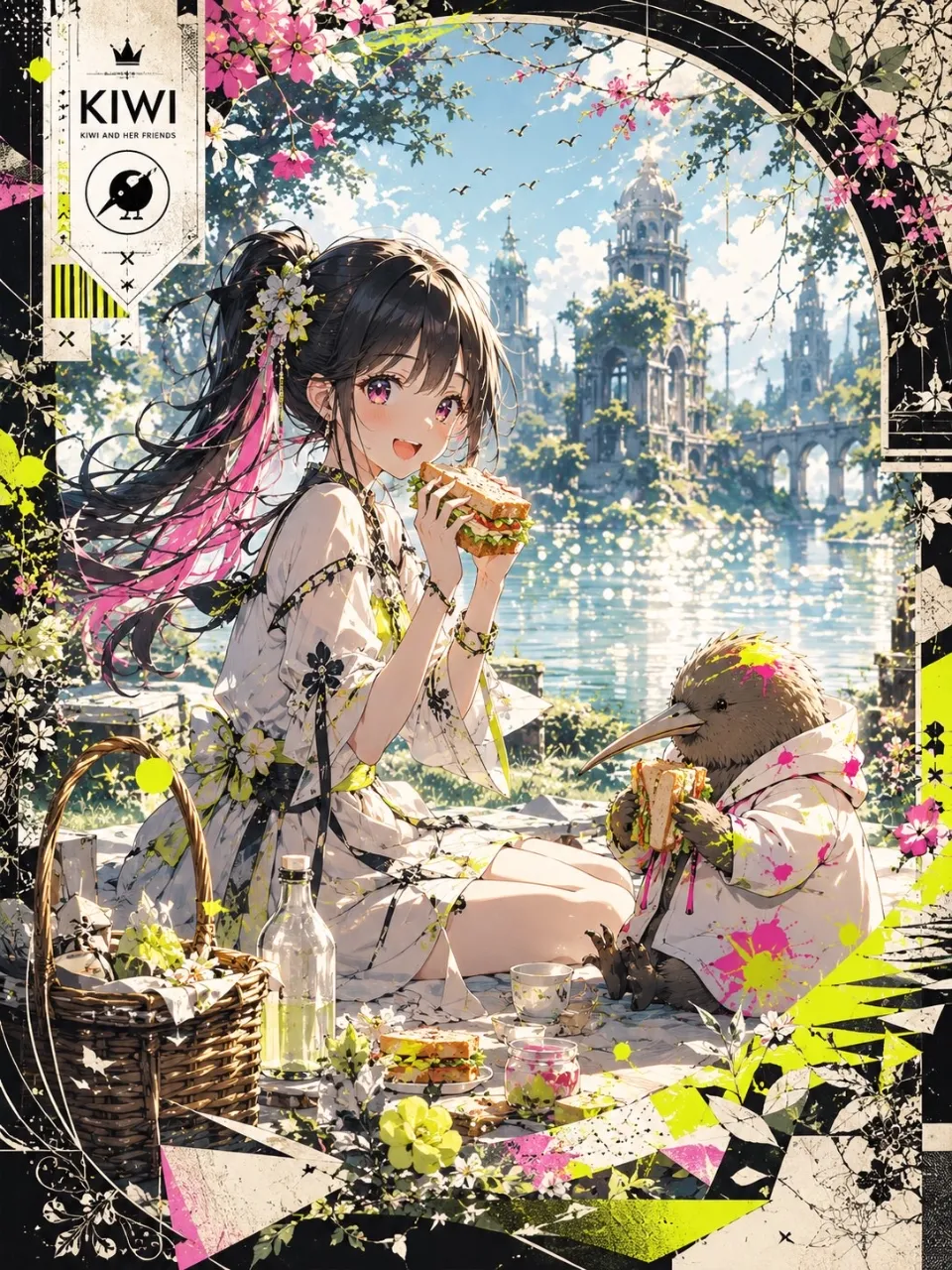 ピクニック日和 — no nameさんのAIイラスト