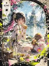 ピクニック日和 — no nameさんのAIイラスト